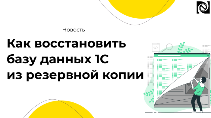 Как восстановить базу данных 1С из резервной копии: подробная инструкция компании Неосистемы Северо-Запад