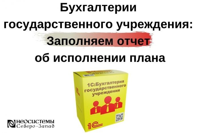 Как бухгалтерии государственного учреждения заполнять отчет об исполнении плана компании Неосистемы Северо-Запад