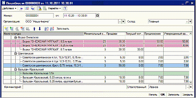 Автоматический заказ поставщику от компании Неосистемы Северо-Запад
